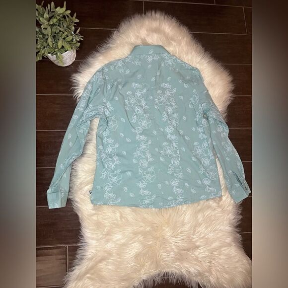 Rockies sea green pearl snap button down shirt sz XL - Picture 5 of 8